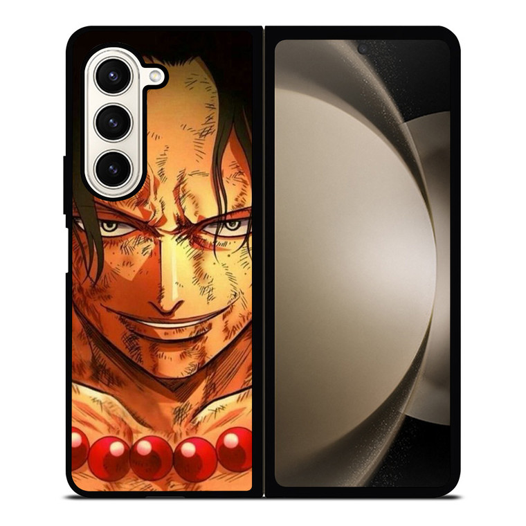 ONE PIECE ACE FACE Samsung Galaxy Z Fold 5 Case Cover