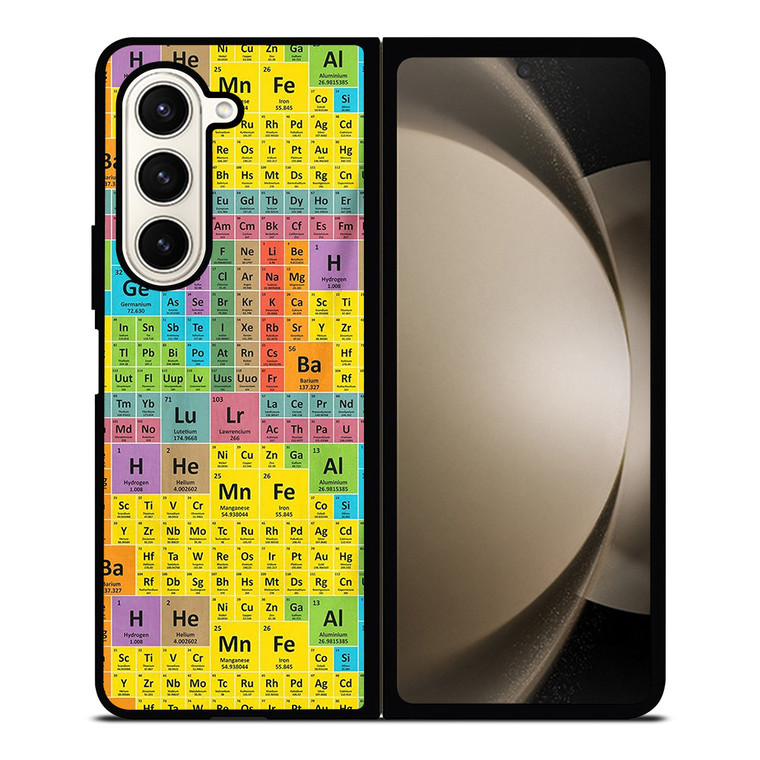 PERIODICAL TABLE SHEET Samsung Galaxy Z Fold 5 Case Cover