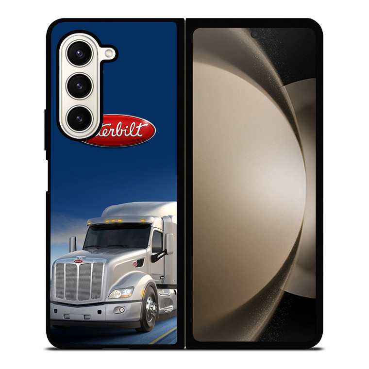PETERBILT TRUCK BLUE SKY Samsung Galaxy Z Fold 5 Case Cover