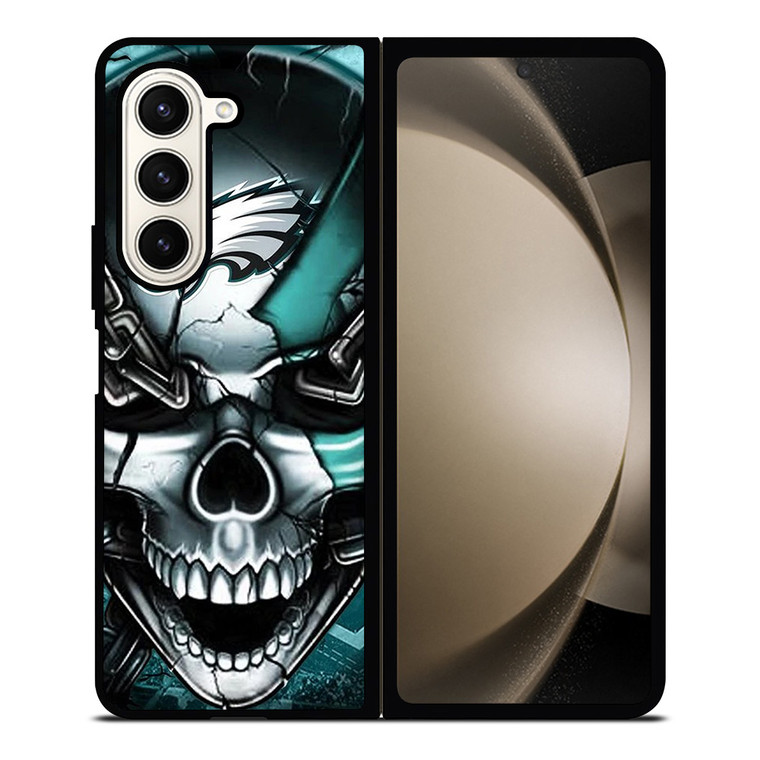 PHILADELPHIA EAGLES SKULL LOGO Samsung Galaxy Z Fold 5 Case Cover