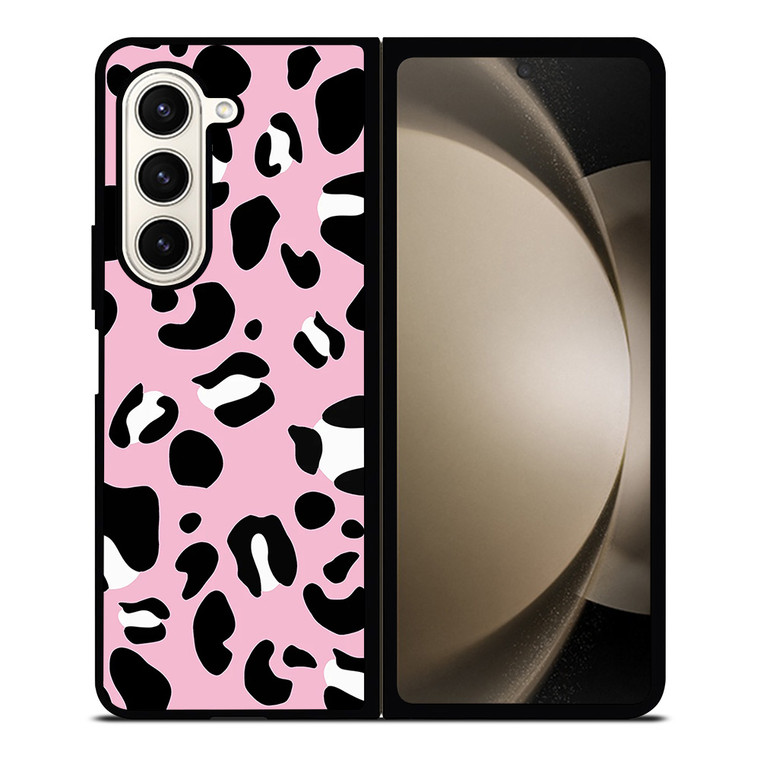 PINK LEOPARD PATTERN Samsung Galaxy Z Fold 5 Case Cover
