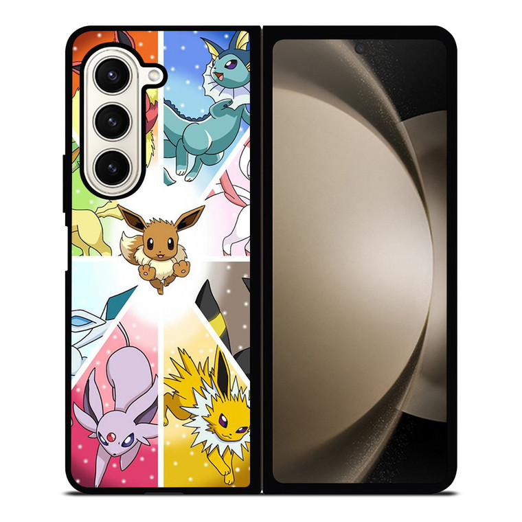 POKEMON ALL EEVEE Samsung Galaxy Z Fold 5 Case Cover POKEMON ALL EEVEE Samsung Galaxy Z Fold 5 Case Cover