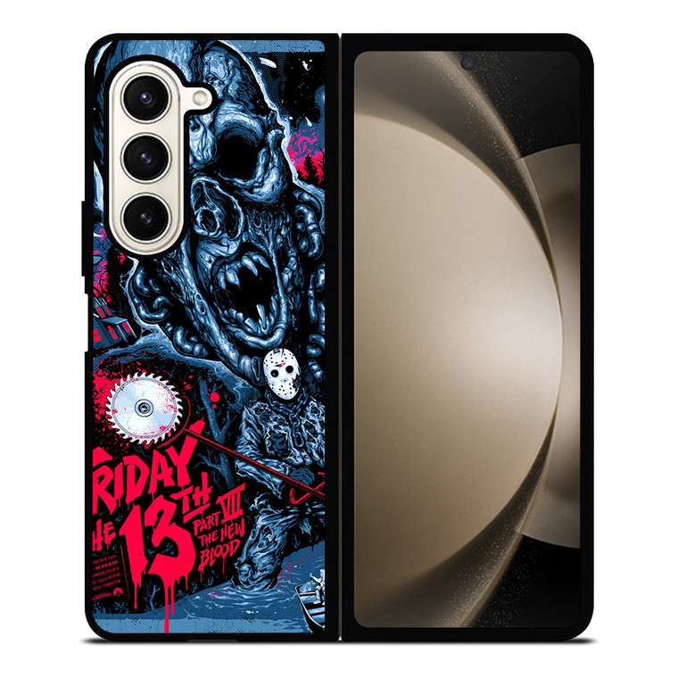 POSTER JASON FRIDAY THE 13TH  Samsung Galaxy Z Fold 5 Case Cover
