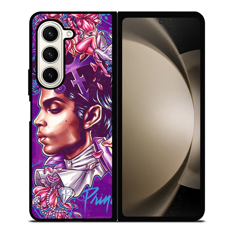 PRINCE PURPLE RAIN ART Samsung Galaxy Z Fold 5 Case Cover
