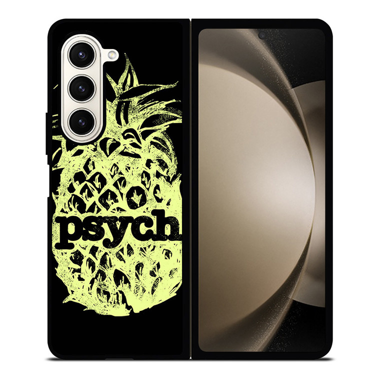 PSYCH PINEAPPLE VINTAGE Samsung Galaxy Z Fold 5 Case Cover