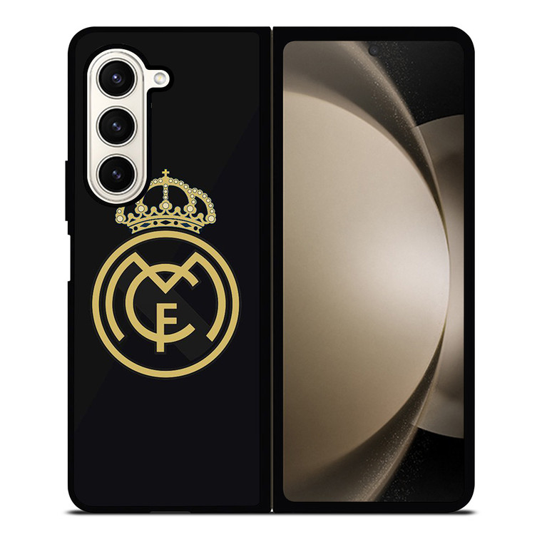 REAL MADRID CF LOGO BLACK Samsung Galaxy Z Fold 5 Case Cover