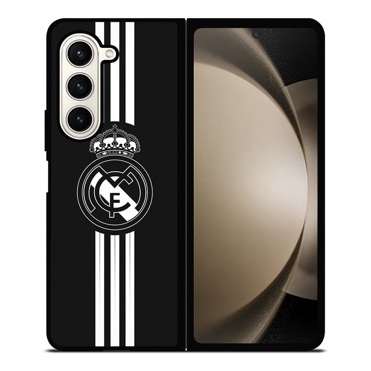 REAL MADRID FC BLACK LOGO Samsung Galaxy Z Fold 5 Case Cover
