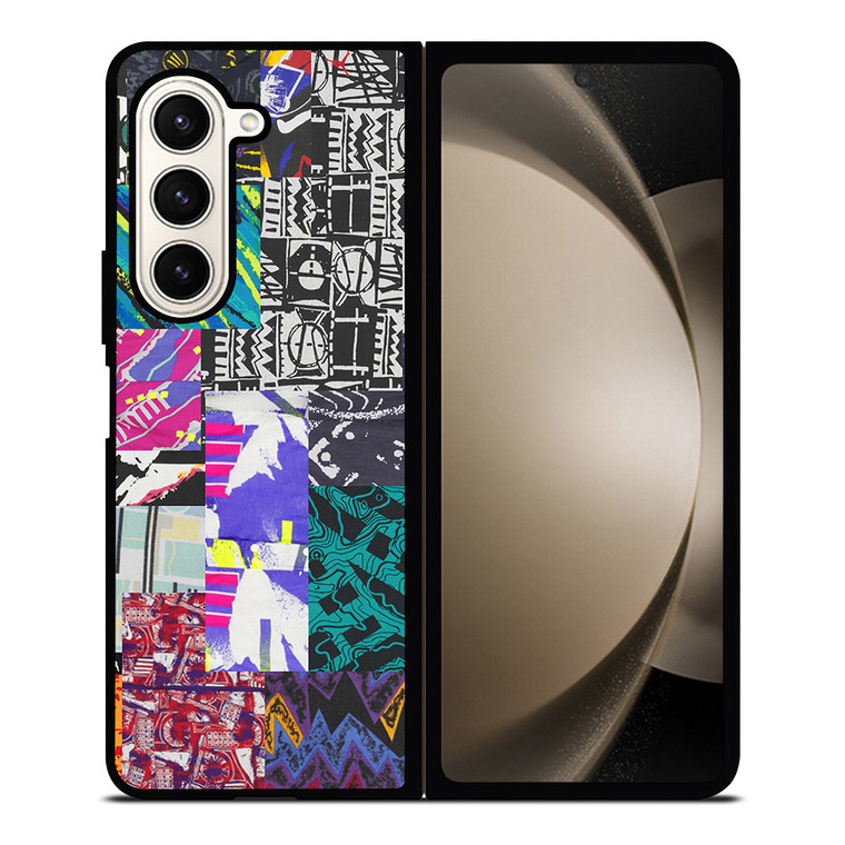RETRO NIKE PRINT AND PATTERN Samsung Galaxy Z Fold 5 Case Cover