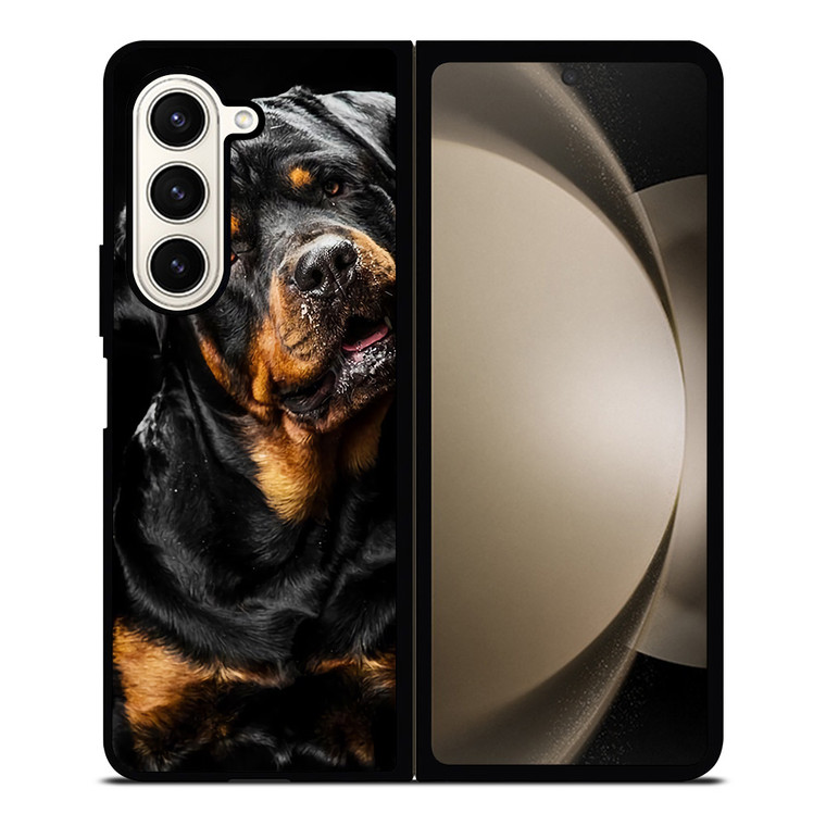 ROTTWEILER DOG POTRAIT 2 Samsung Galaxy Z Fold 5 Case Cover ROTTWEILER DOG POTRAIT 2 Samsung Galaxy Z Fold 5 Case Cover