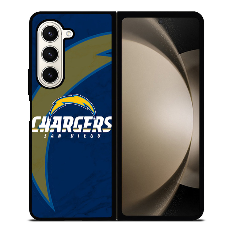 SAN DIEGO CHARGERS MARBLE Samsung Galaxy Z Fold 5 Case Cover