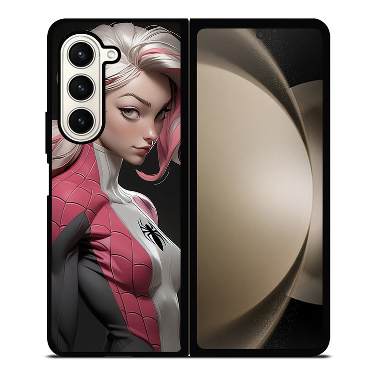 SEXY SPIDER GIRL MARVEL COMICS CARTOON Samsung Galaxy Z Fold 5 Case Cover