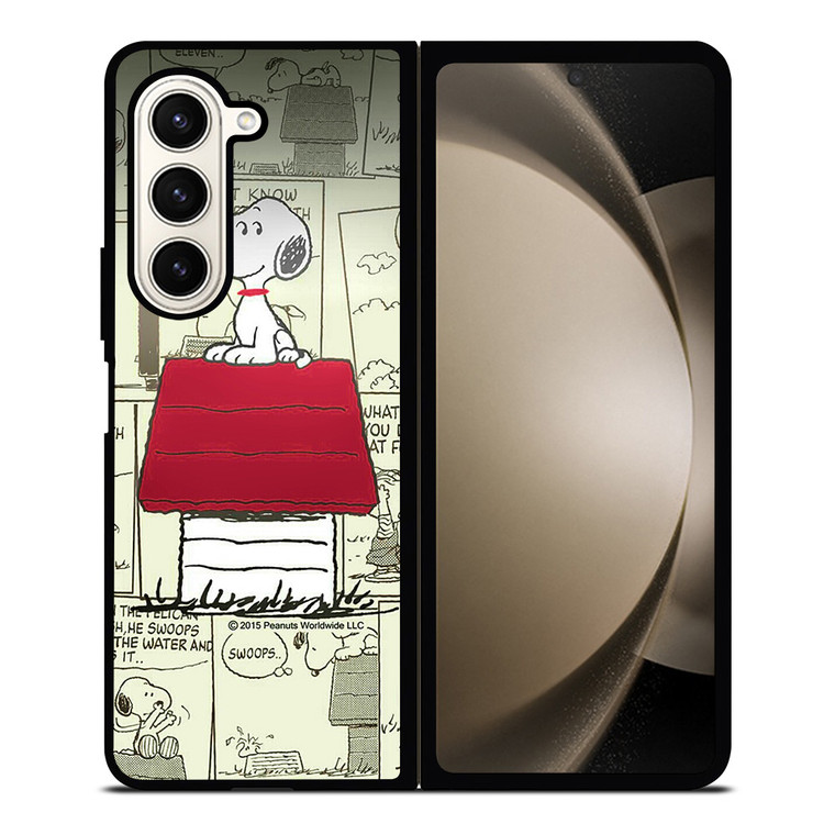 SNOOPY COMIC Samsung Galaxy Z Fold 5 Case Cover