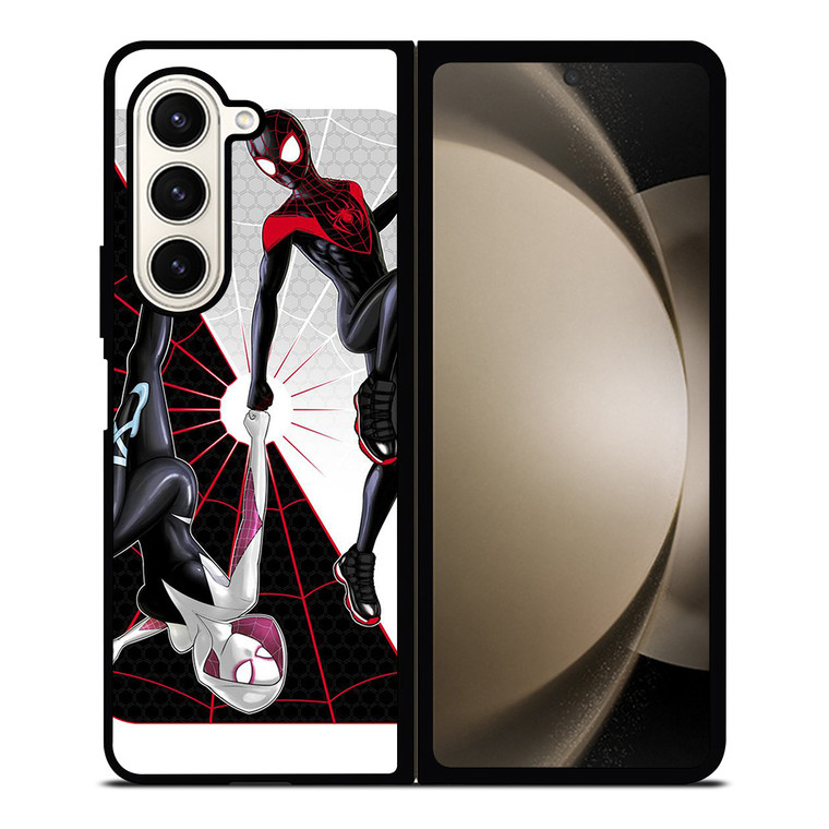 SPIDERMAN MILES MORALES SPIDER GWEN VERSE Samsung Galaxy Z Fold 5 Case Cover