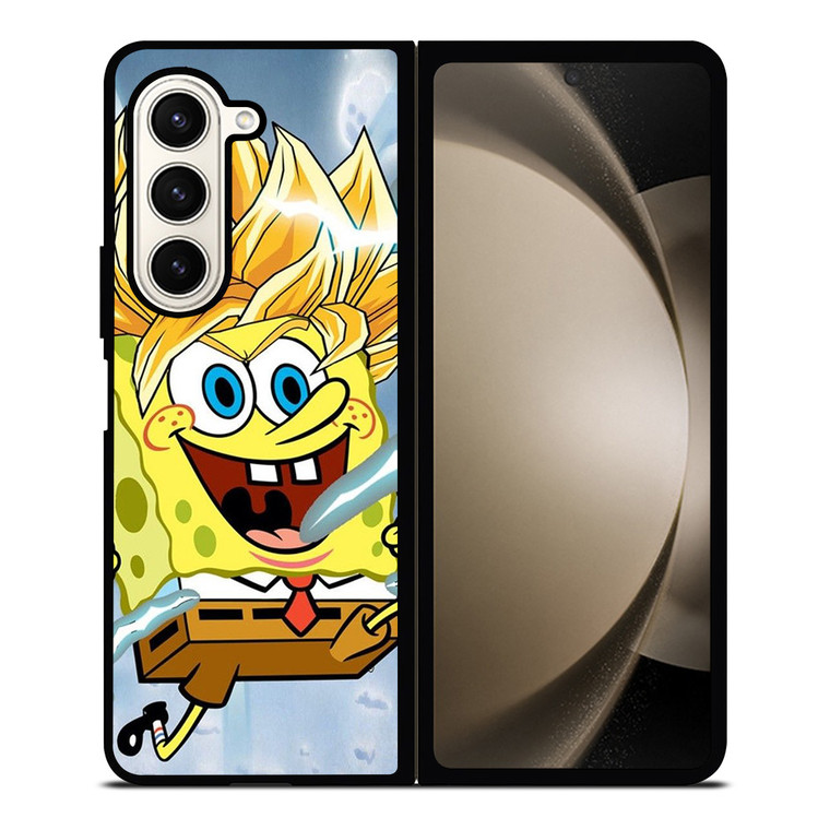 SPONGEBOB DRAGON BALL SAIYAN Samsung Galaxy Z Fold 5 Case Cover