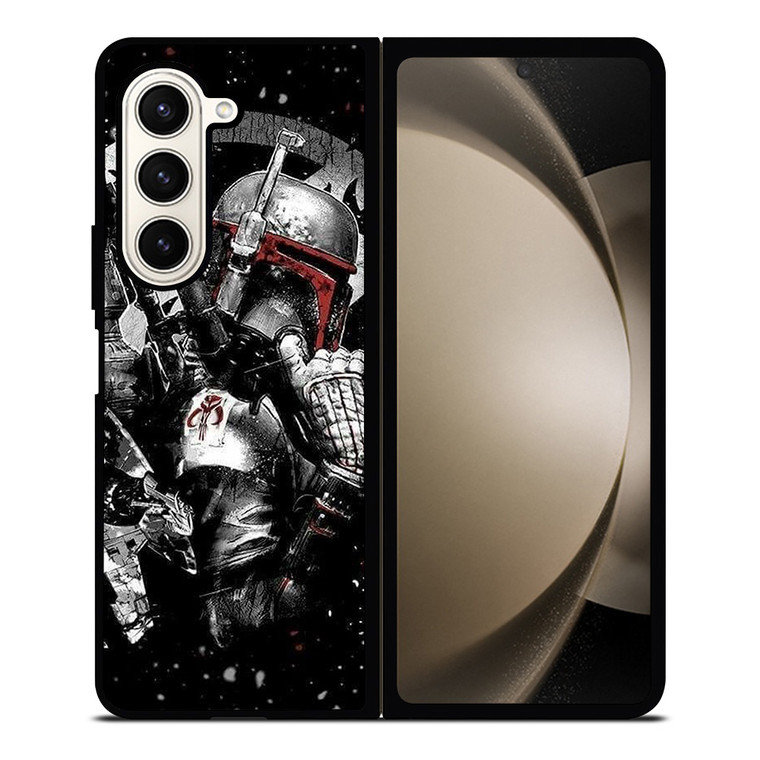 STAR WARS BOBA FETT ART Samsung Galaxy Z Fold 5 Case Cover