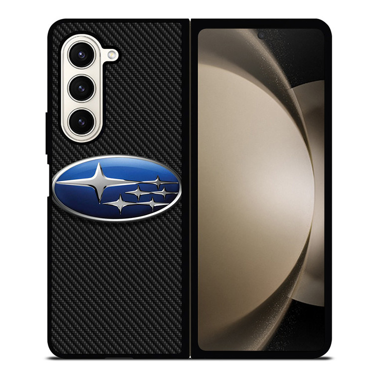 SUBARU CARBON LOGO Samsung Galaxy Z Fold 5 Case Cover