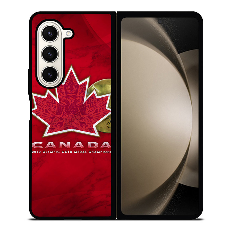 TEAM CANADA HOCKEY LOGO MARBLE Samsung Galaxy Z Fold 5 Case Cover