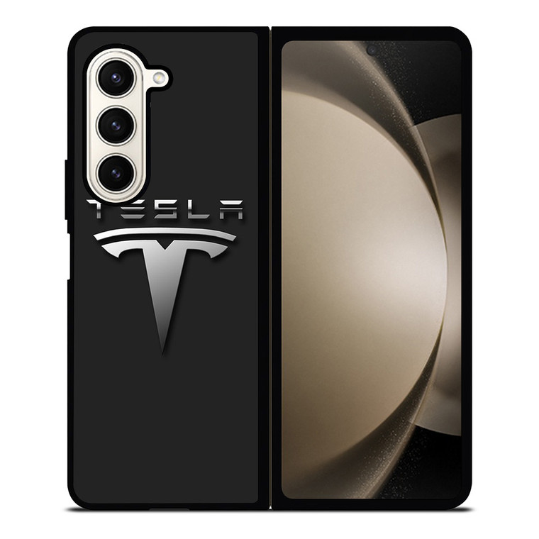 TESLA CAR LOGO Samsung Galaxy Z Fold 5 Case Cover