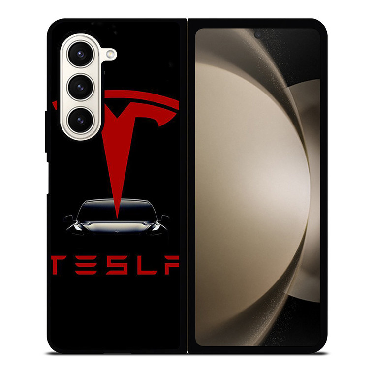 TESLA MOTORS LOGO Samsung Galaxy Z Fold 5 Case Cover