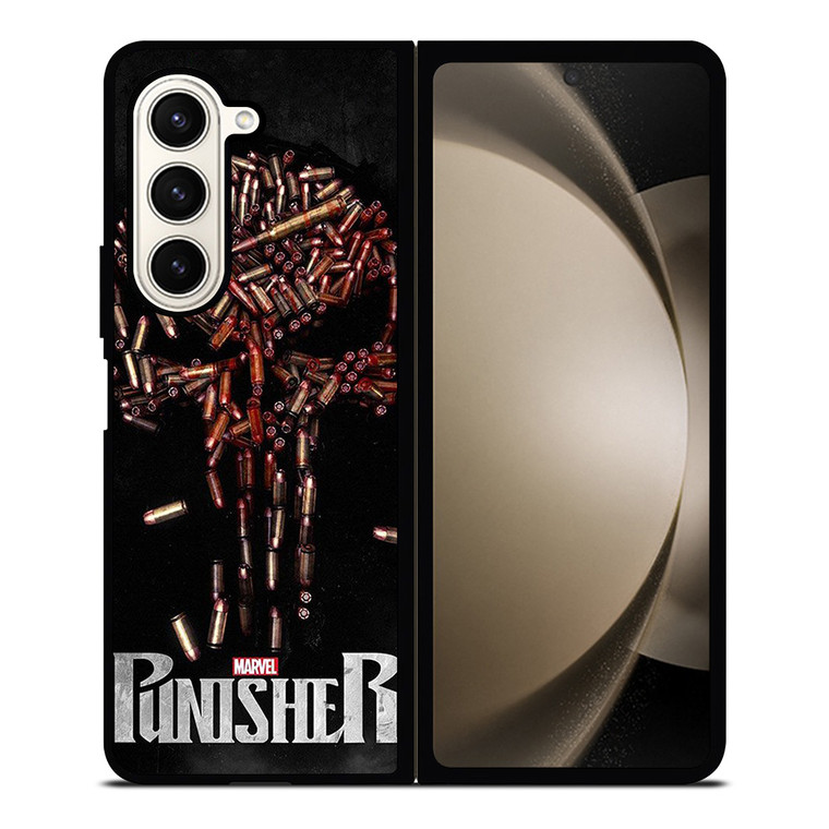 THE PUNISHER SKULL BULLET LOGO FRANK CASTLE MARVEL Samsung Galaxy Z Fold 5 Case Cover