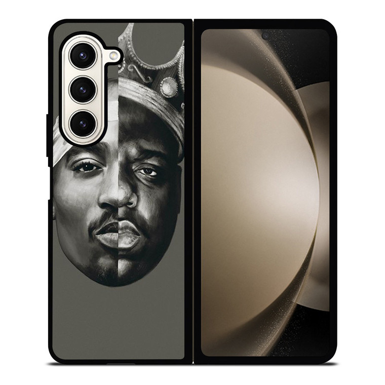 TUPAC AND NOTORIOUS BIG ART Samsung Galaxy Z Fold 5 Case Cover TUPAC AND NOTORIOUS BIG ART Samsung Galaxy Z Fold 5 Case Cover