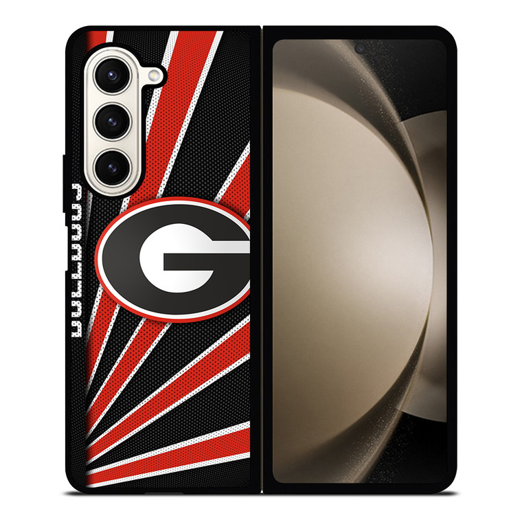 UGA GEORGIA BULLDOGS ICON Samsung Galaxy Z Fold 5 Case Cover