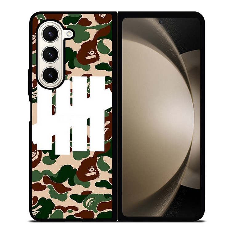 UNDEFEATED BAPE CAMO Samsung Galaxy Z Fold 5 Case Cover