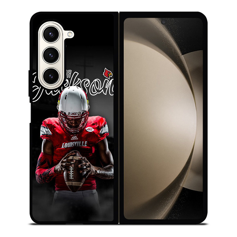 UNIVERSITY OF LOUISVILLE LAMAR JACKSON Samsung Galaxy Z Fold 5 Case Cover UNIVERSITY OF LOUISVILLE LAMAR JACKSON Samsung Galaxy Z Fold 5 Case Cover
