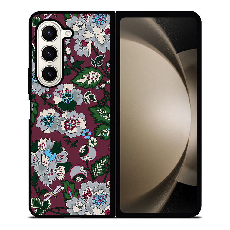 VERA BRADLEY BORDEAUX BLOOMS Samsung Galaxy Z Fold 5 Case Cover VERA BRADLEY BORDEAUX BLOOMS Samsung Galaxy Z Fold 5 Case Cover