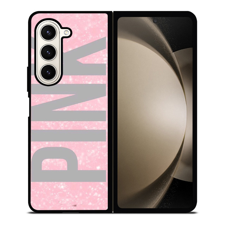 VICTORIA'S SECRET PINK SPARKLE LOGO Samsung Galaxy Z Fold 5 Case Cover VICTORIA'S SECRET PINK SPARKLE LOGO Samsung Galaxy Z Fold 5 Case Cover