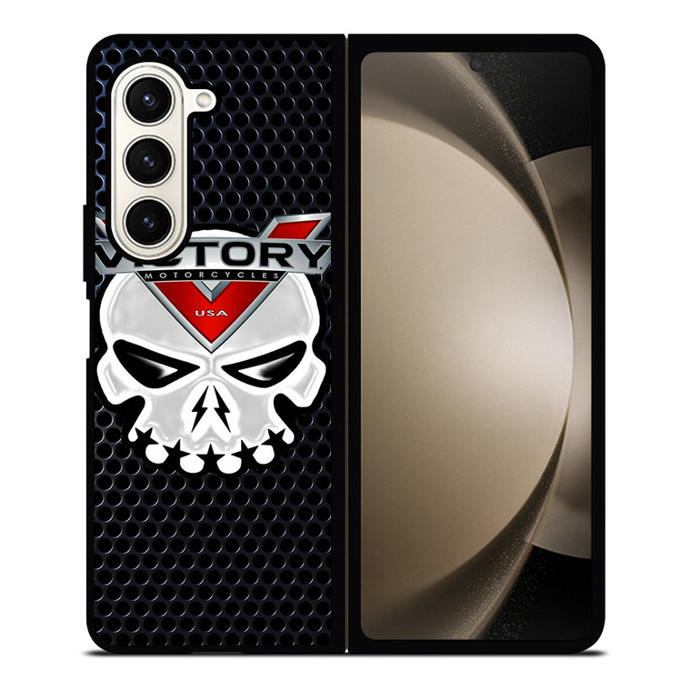 VICTORY MOTORCYCLE SKULL LOGO Samsung Galaxy Z Fold 5 Case Cover VICTORY MOTORCYCLE SKULL LOGO Samsung Galaxy Z Fold 5 Case Cover