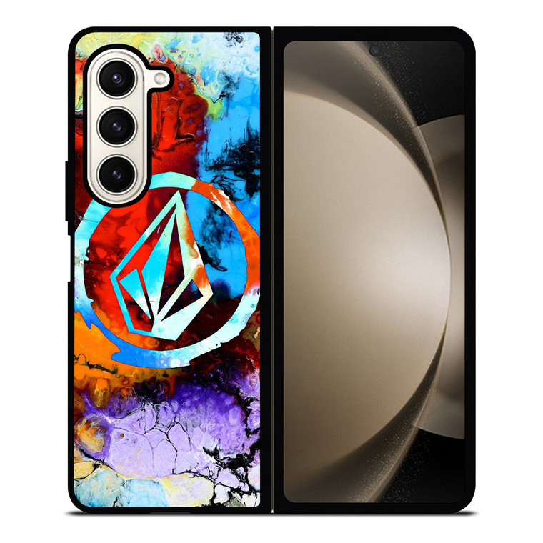 VOLCOM COLORFUL LOGO Samsung Galaxy Z Fold 5 Case Cover VOLCOM COLORFUL LOGO Samsung Galaxy Z Fold 5 Case Cover