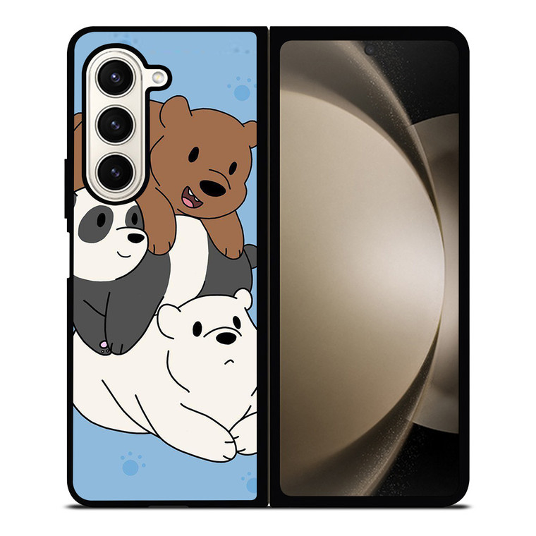 WE BARE BEARS CUTE CARTOON Samsung Galaxy Z Fold 5 Case Cover WE BARE BEARS CUTE CARTOON Samsung Galaxy Z Fold 5 Case Cover