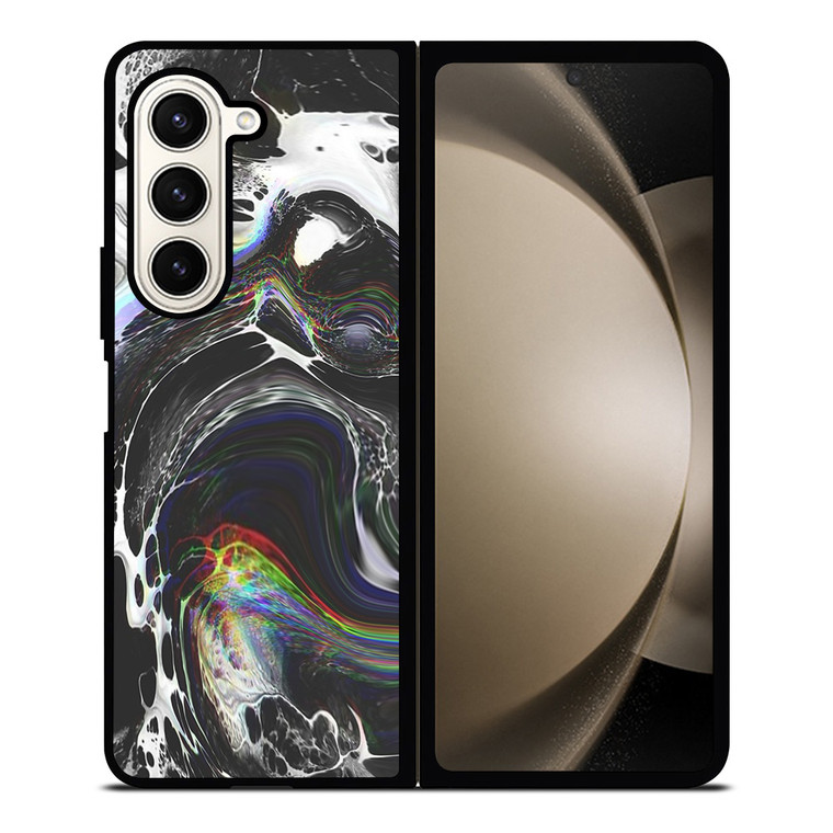 WHITE STONE LIQUID Samsung Galaxy Z Fold 5 Case Cover