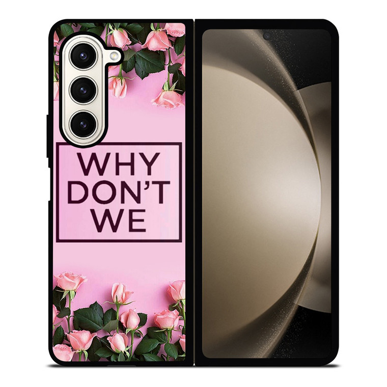 WHY DONT WE PINK FLOWER Samsung Galaxy Z Fold 5 Case Cover WHY DONT WE PINK FLOWER Samsung Galaxy Z Fold 5 Case Cover