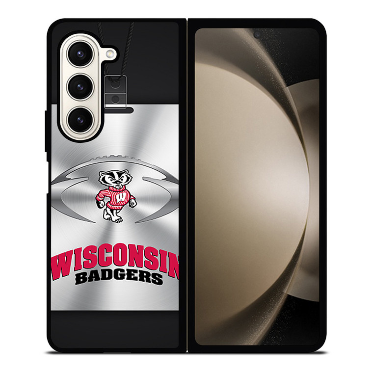 WISCONSIN BADGER NFL Samsung Galaxy Z Fold 5 Case Cover