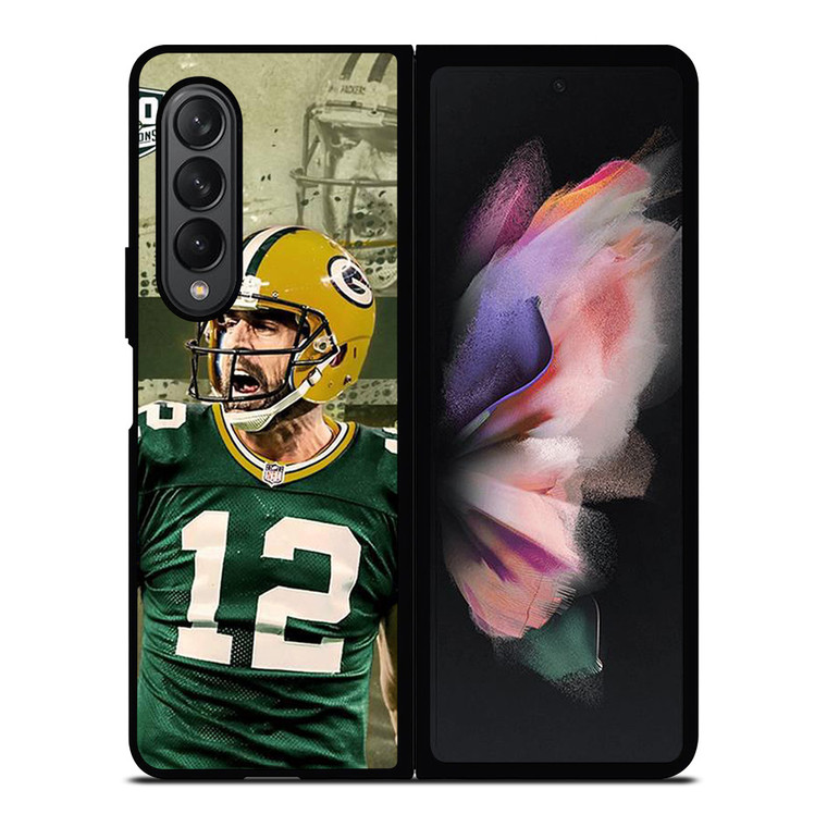 AARON RODGERS PACKERS FOOTBALL Samsung Galaxy Z Fold 3 Case Cover