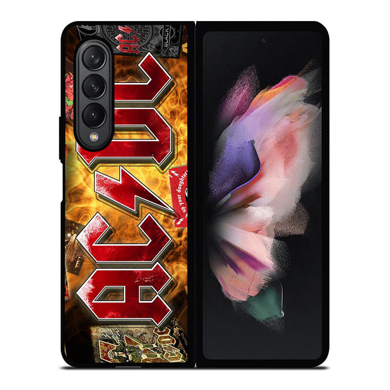 ACDC BAND LOGO ALBUM Samsung Galaxy Z Fold 3 Case Cover