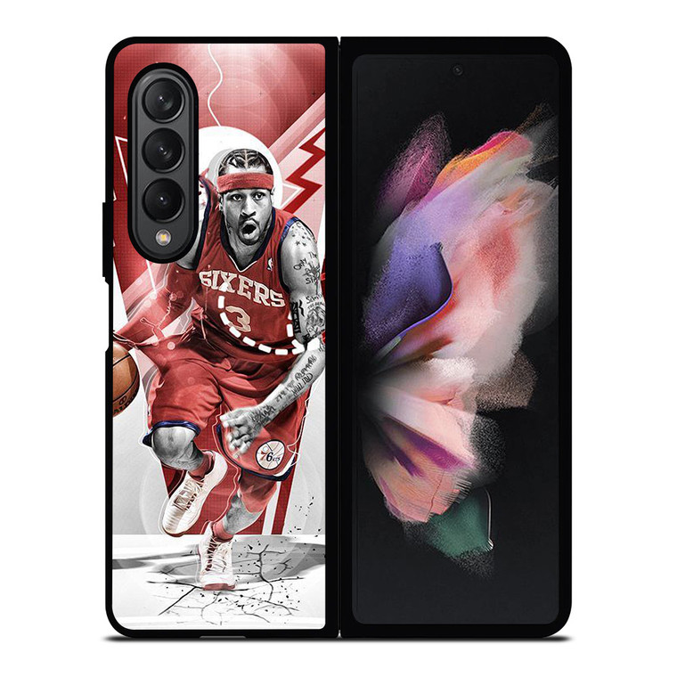 ALLEN IVERSON SIXERS BASKETBALL Samsung Galaxy Z Fold 3 Case Cover