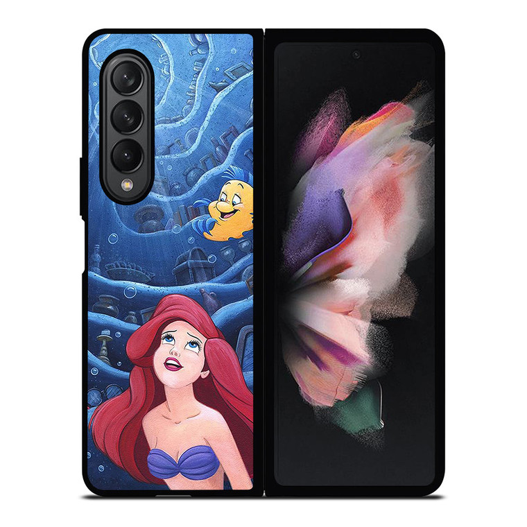 ARIEL THE LITTLE MERMAID CLASSIC DISNEY CARTOON Samsung Galaxy Z Fold 3 Case Cover