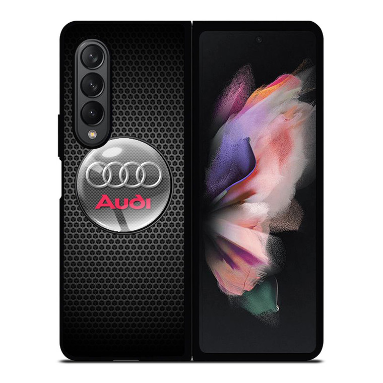 AUDI METAL LOGO Samsung Galaxy Z Fold 3 Case Cover
