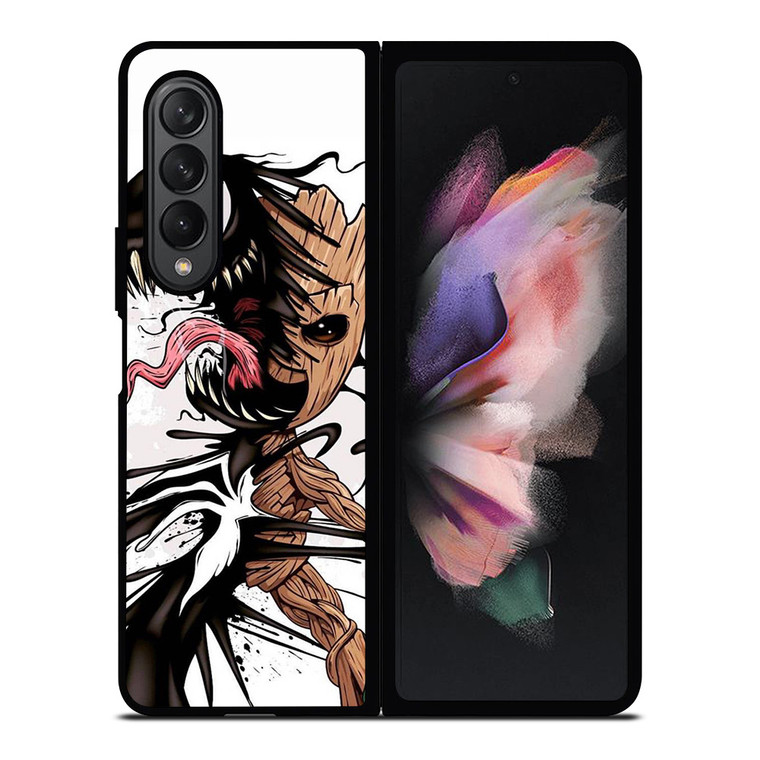 BABY GROOT AND VENOM Samsung Galaxy Z Fold 3 Case Cover