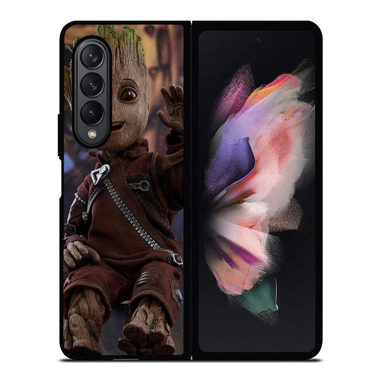 BABY GROOT GUARDIAN OF THE GALAXY Samsung Galaxy Z Fold 3 Case Cover