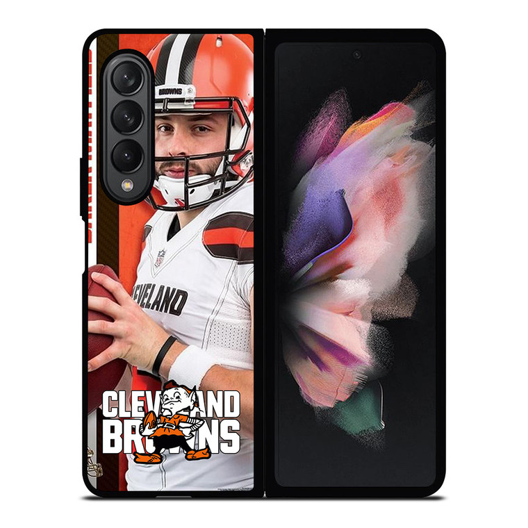 BAKER MAYFIELD CLEVELAND BROWNS NFL 2 Samsung Galaxy Z Fold 3 Case Cover