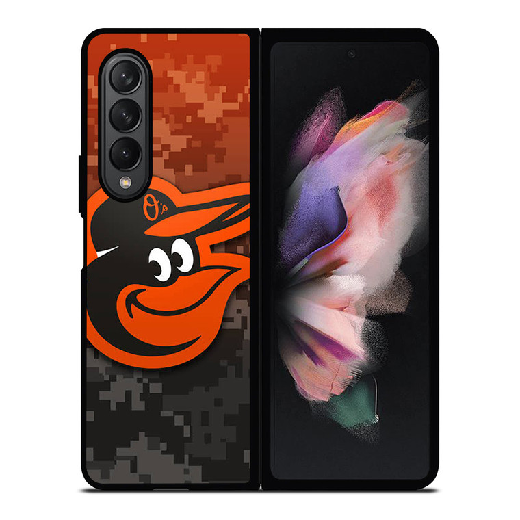 BALTIMORE ORIOLES ICON Samsung Galaxy Z Fold 3 Case Cover BALTIMORE ORIOLES ICON Samsung Galaxy Z Fold 3 Case Cover