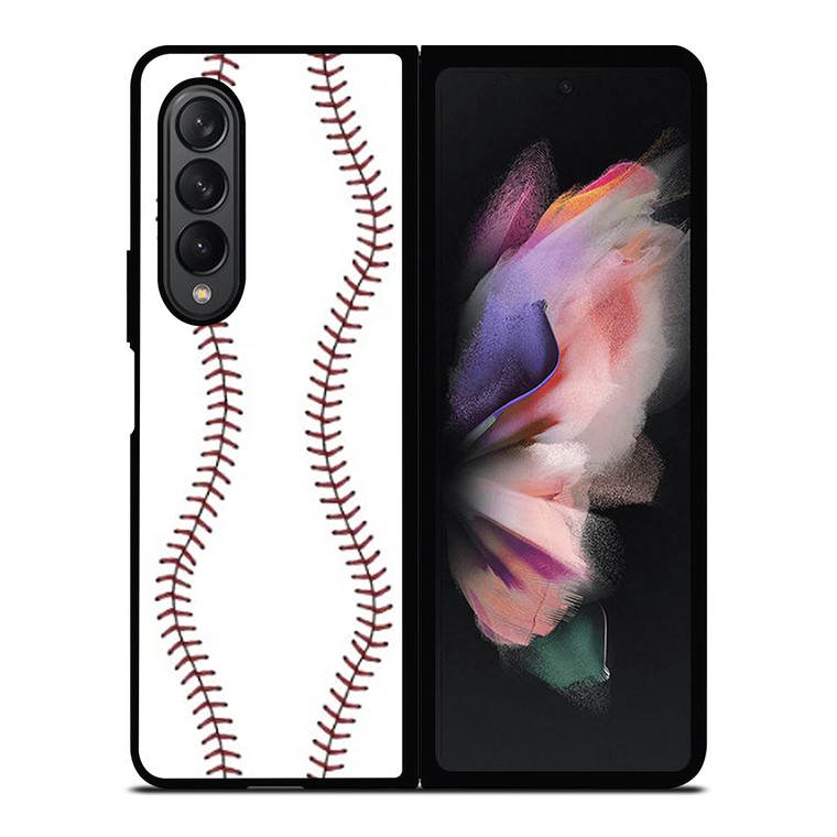 BASEBALL TEXTURES Samsung Galaxy Z Fold 3 Case Cover