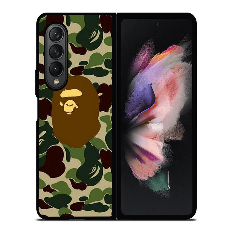 BATHING APE BAPE CAMO Samsung Galaxy Z Fold 3 Case Cover
