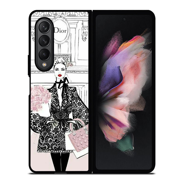 BEAUTY FASHION MEGAN HESS Samsung Galaxy Z Fold 3 Case Cover