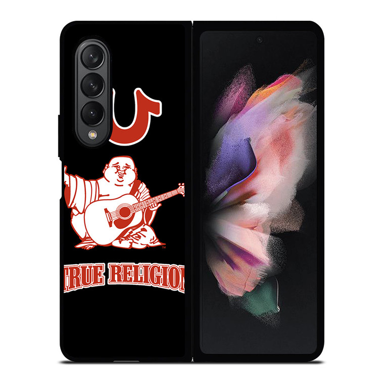 BIG BUDDHA TRUE RELIGION LOGO Samsung Galaxy Z Fold 3 Case Cover