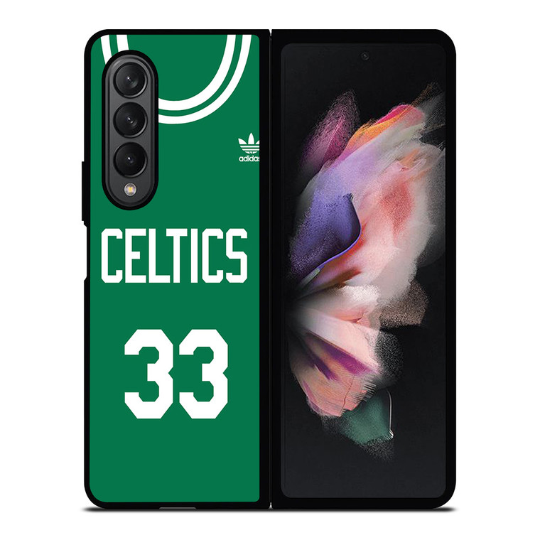 BOSTON CELTICS LARRY BIRD 33 JERSEY Samsung Galaxy Z Fold 3 Case Cover